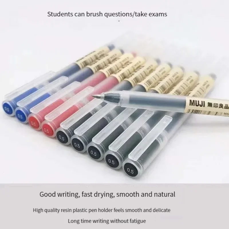 6/8 개/대 MUJIs 젤 펜 블랙/레드/블루 0.3 - Muji Stationery Gel Pen 리뷰 및 가격